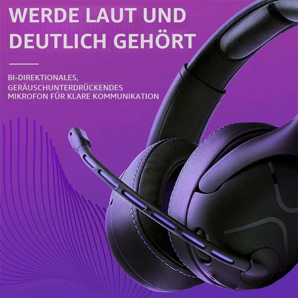 Victrix Gambit Schwarz drahtlos and verkabelt Gaming Kopfhörer mit Mic - PlayStation PS4, PS5 - Espo