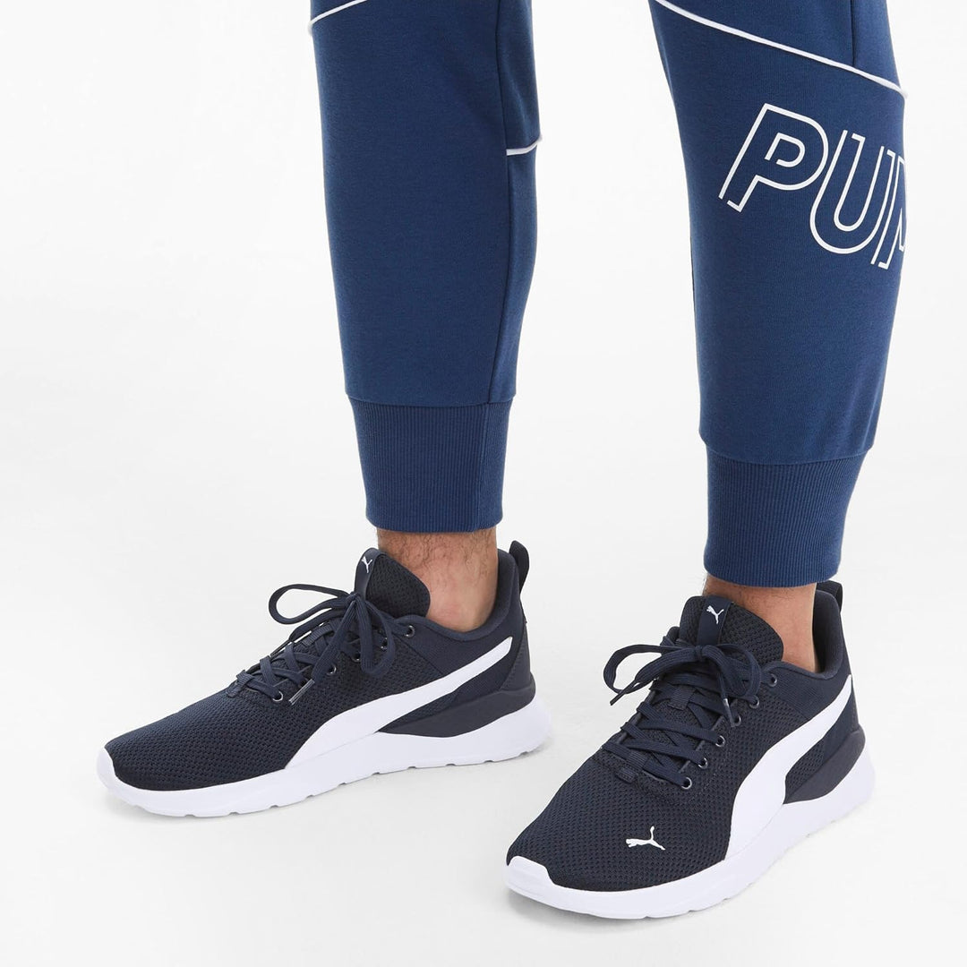 PUMA Unisex Anzarun Lite Sneaker 36 EU Peacoat Puma White, 36 EU Peacoat Puma White