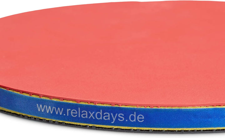 Relaxdays Tischtennis-Set Tasche, 2 Holzkellen, 3 Tischtennisbälle, Ping Pong Netz HxBxT: ca. 14 x 1