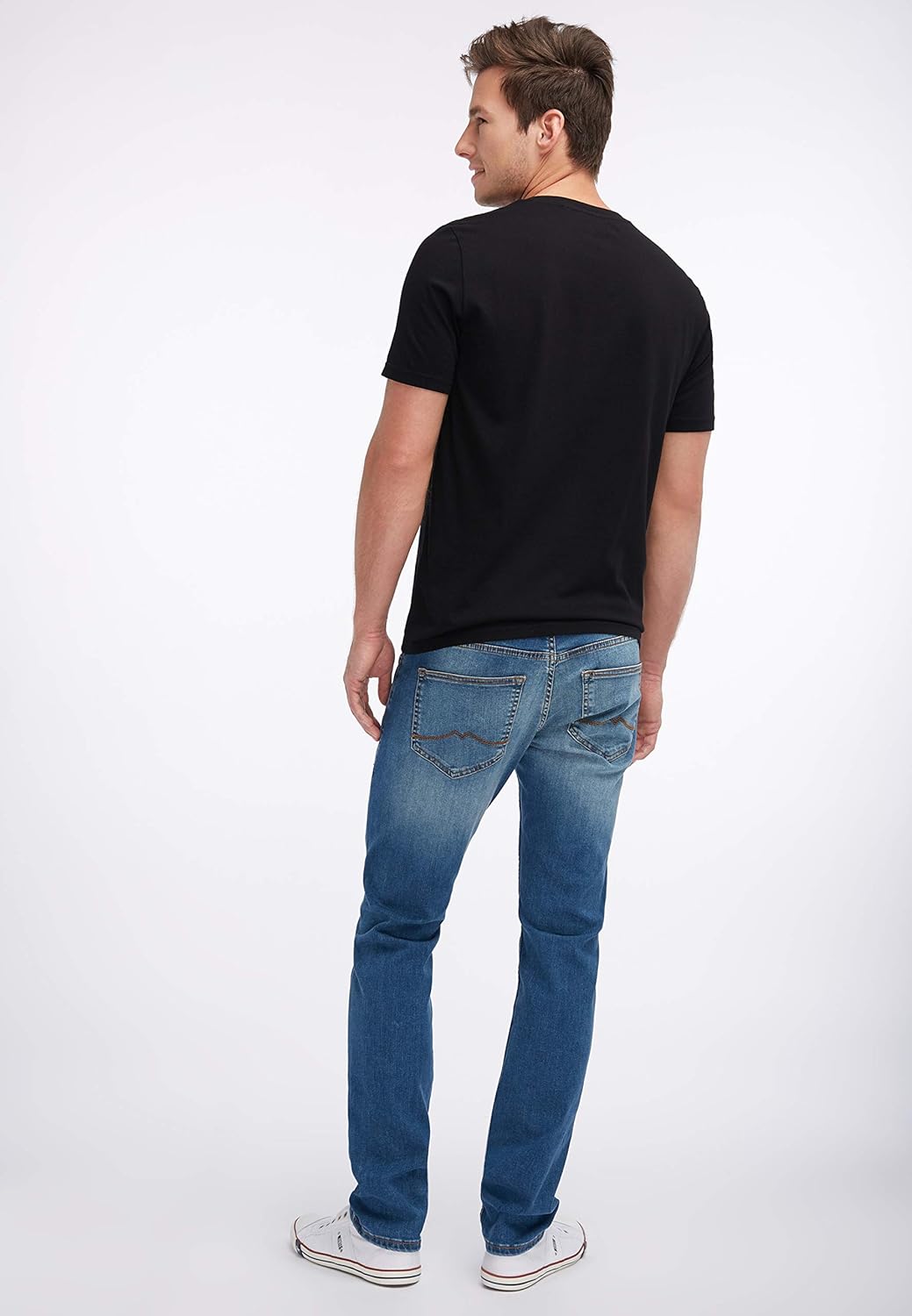 MUSTANG Herren Jeans Hose Oregon Tapered 28W / 32L Blau, 28W / 32L Blau
