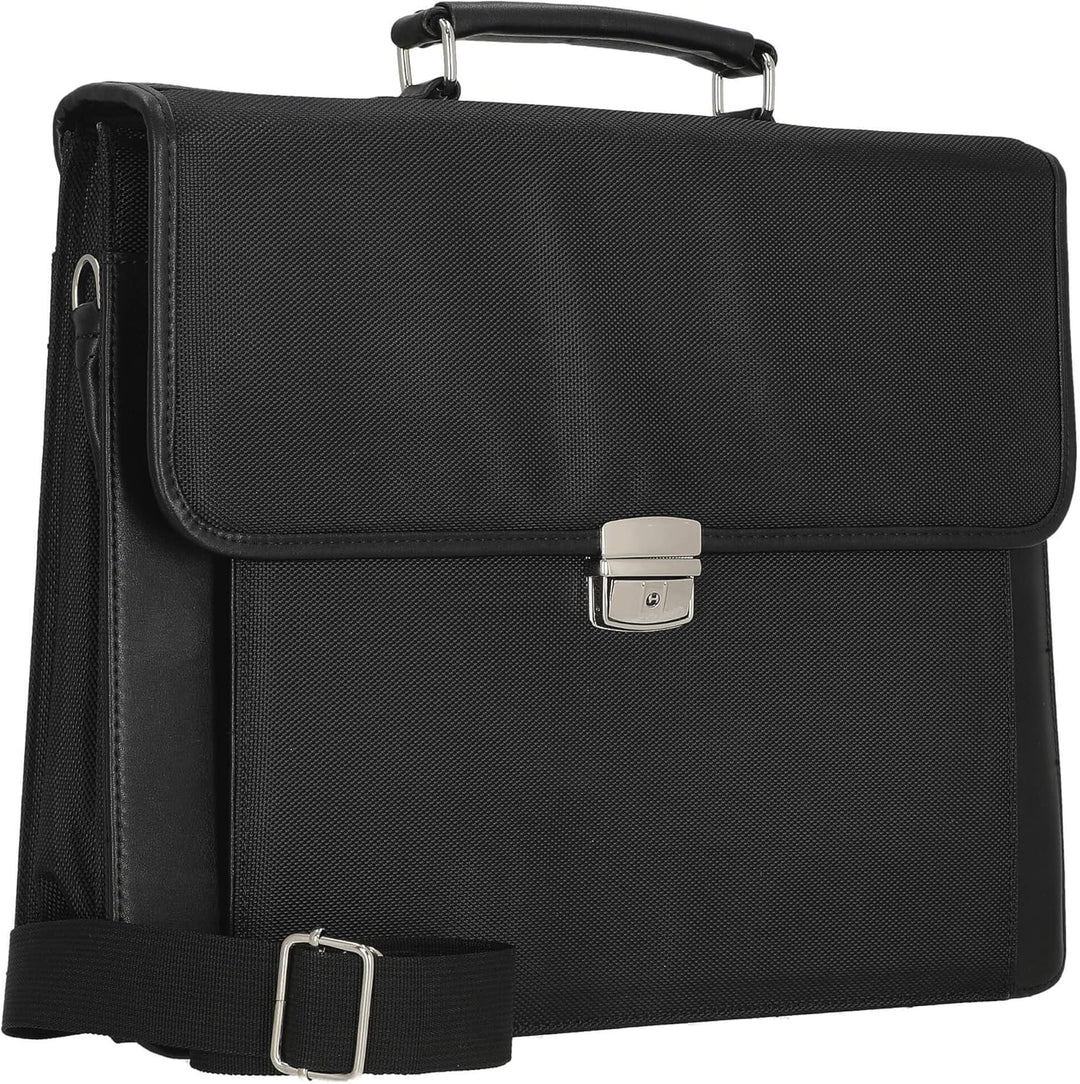 D&N Business Line Aktentasche, 41 cm, 18L, Schwarz