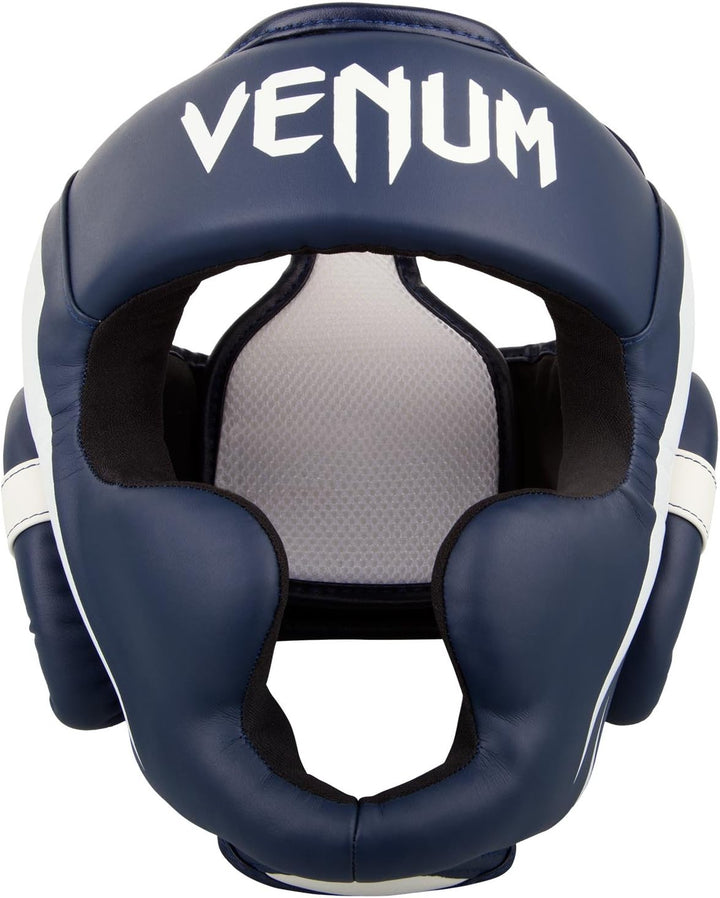 Venum Elite Kopfschutz Weiss / Marineblau, Weiss / Marineblau