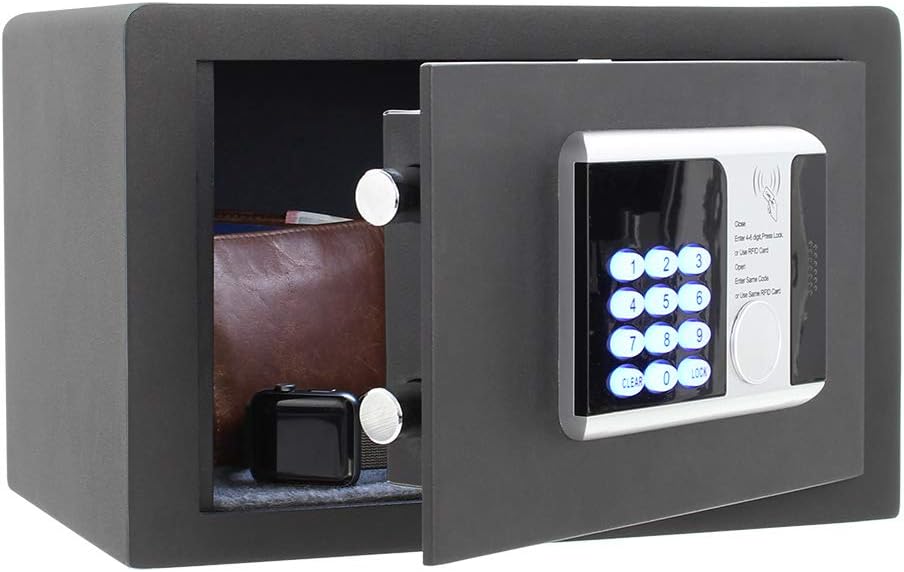 Profirst Möbeltresor Frequenz 1 Elektronikschloss Notöffnung RFID Technologie Anthrazit BxH 35x25cm