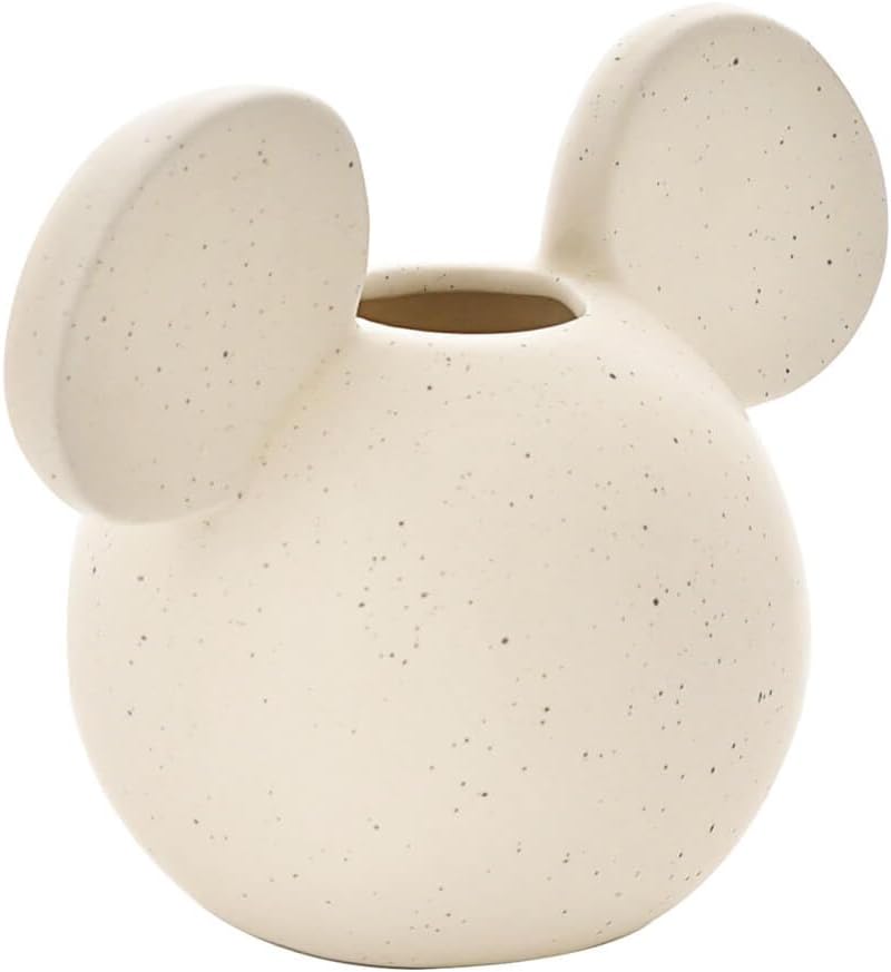 Disney Home Mickey Mouse Vase aus Keramik mit natürlichem Sprenkel-Design