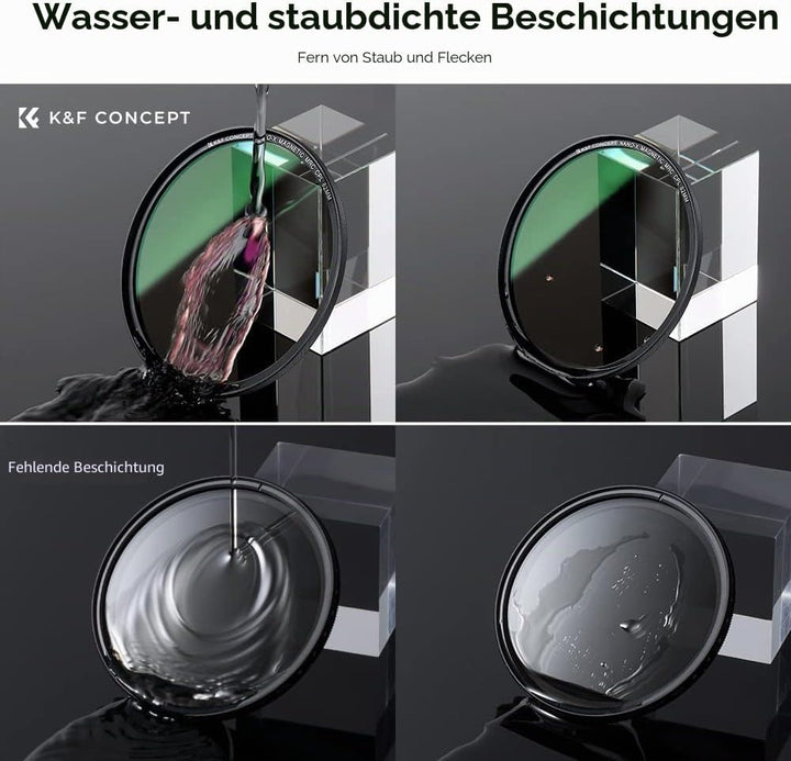 K&amp;F Concept Magnetic Filter Set Nano X-Serie 52mm Magnetisches Schnellwechsel System Quick Swap Syst