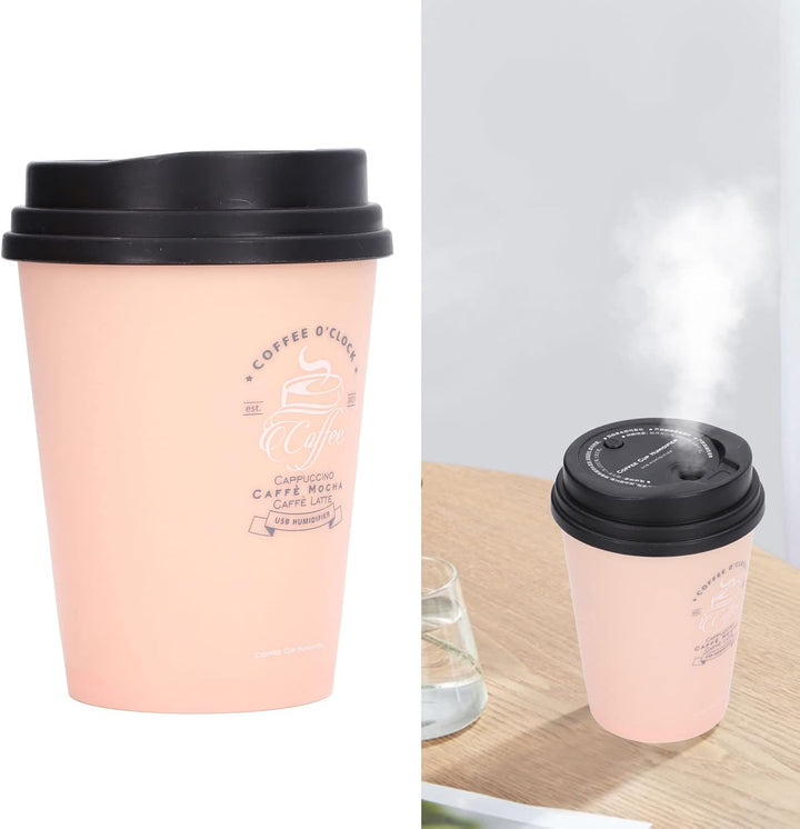 Schreibtisch-Luftbefeuchter, USB-Luftbefeuchter, 300 Ml, Kaffeetasse, Geröusc, Automatische Abschalt