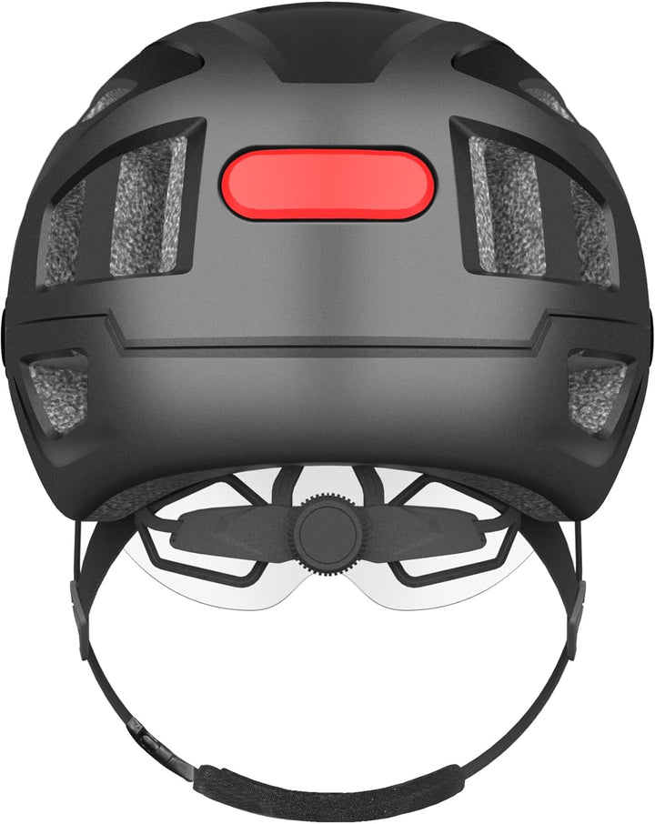 Fahrradhelm Herren, Damen Helm mit Magnetischem Visier Abnehmbarer Sonnenschutzkappe und Grössenvers