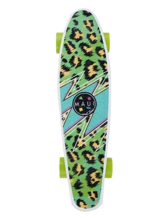 Mini-Cruiser, Motiv: KICKTAIL, Maui &amp; Sons, 22 Zoll (22 Zoll) (Jungle Riot)