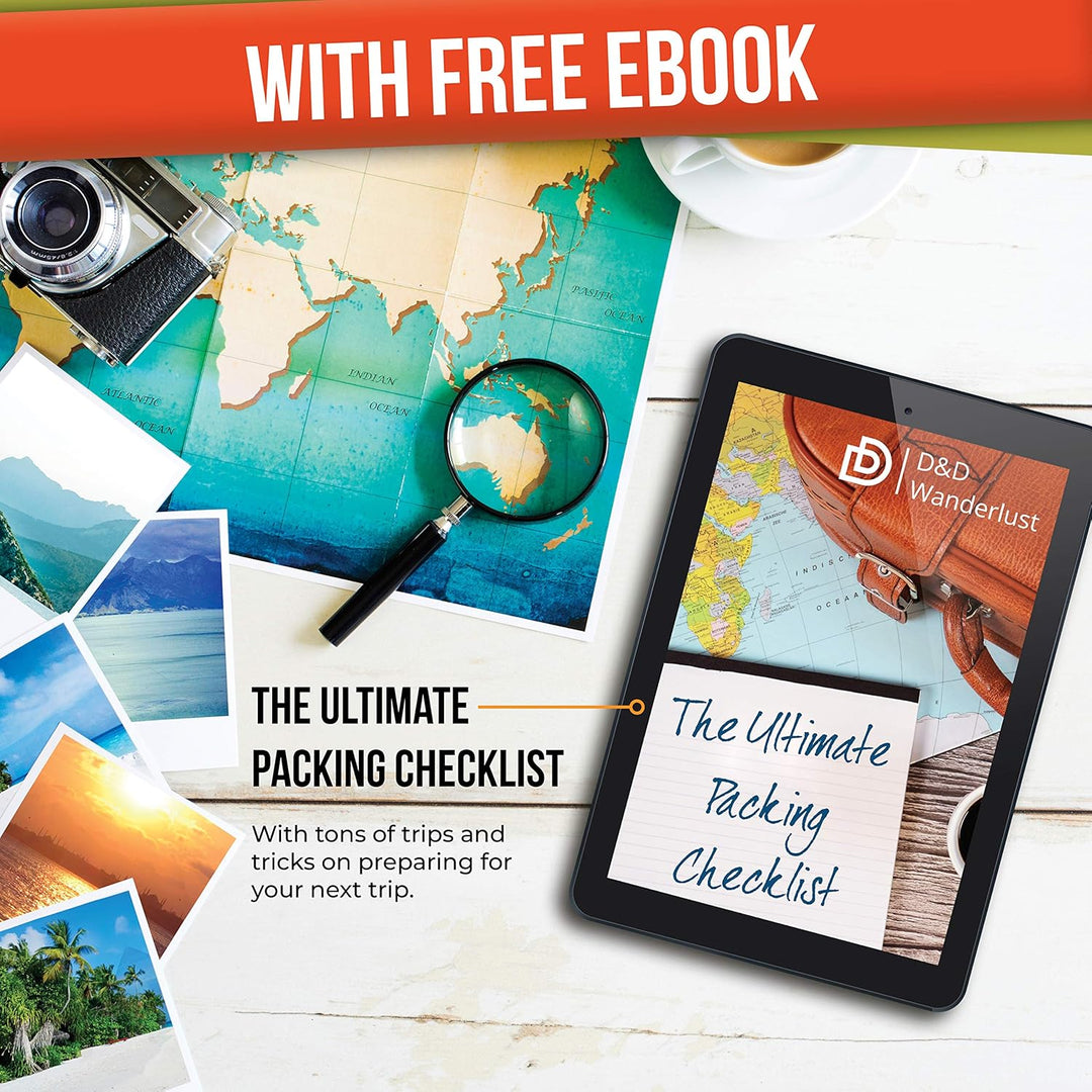 D&D - Kulturbeutel zum Aufhängen – Designer-Reise-Organizer für Make-up und Toilettenartikel für Dam