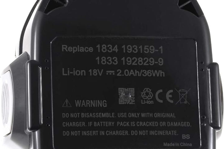 Akku für Makita Radio BMR100 inkl. Ladegerät 2000mAh, 18V, Li-Ion
