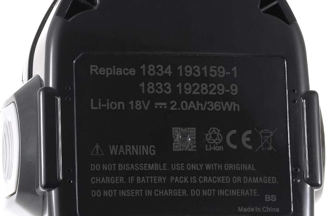 Akku für Makita Radio BMR100W inkl. Ladegerät 2000mAh, 18V, Li-Ion