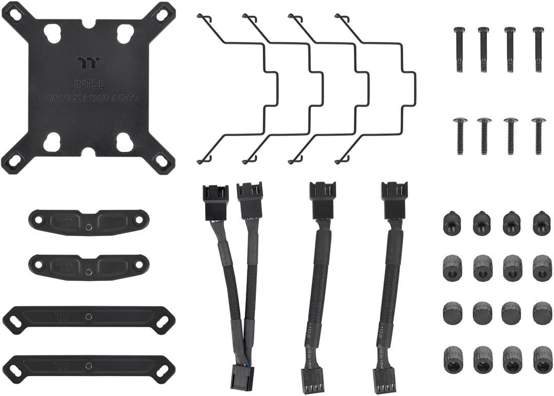 Thermaltake TOUGHAIR 710 Black Air Cooler Full Black