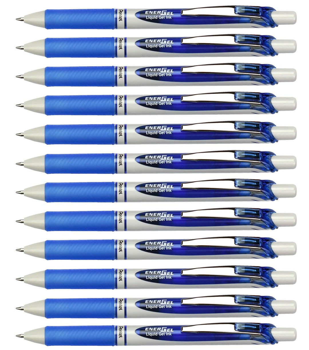 Pentel BL77E-CX EnerGel Eco Gel-Tintenroller mit Druckmechanik, gefertigt mit 79% recycelten Materia