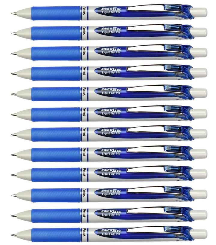 Pentel BL77E-CX EnerGel Eco Gel-Tintenroller mit Druckmechanik, gefertigt mit 79% recycelten Materia