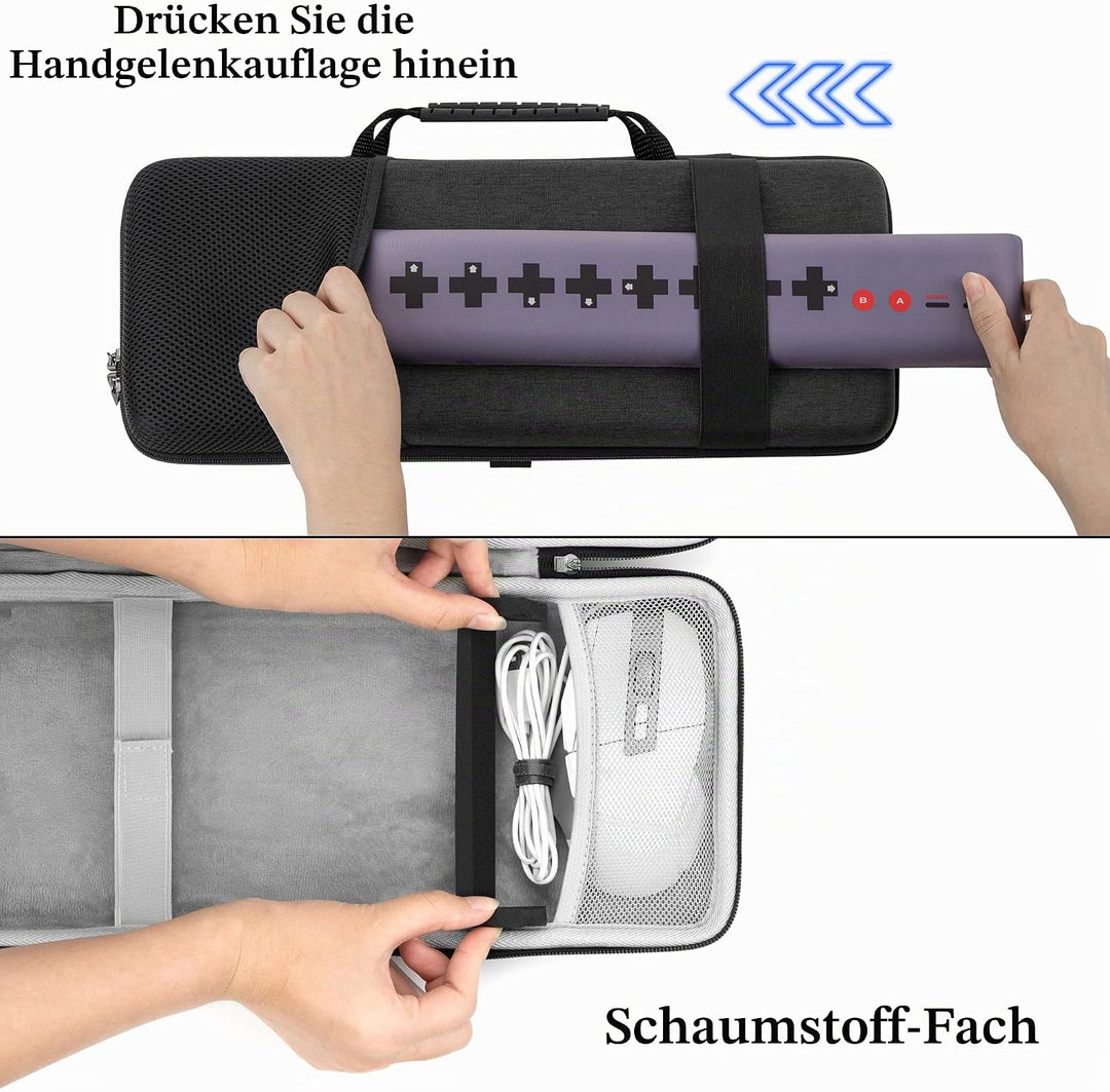 GEEKRIA 75% Tastatur- und Maus-Kombihülle mit 84 Tasten, kompatibel mit Aula F75 Pro / F75, Keychron