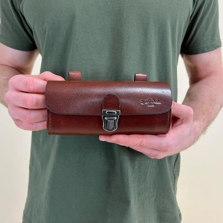 Gusti Satteltasche Leder - Fabrice P. Lenkertasche Fahrradtasche Werkzeugtasche Aufbewahrungstasche