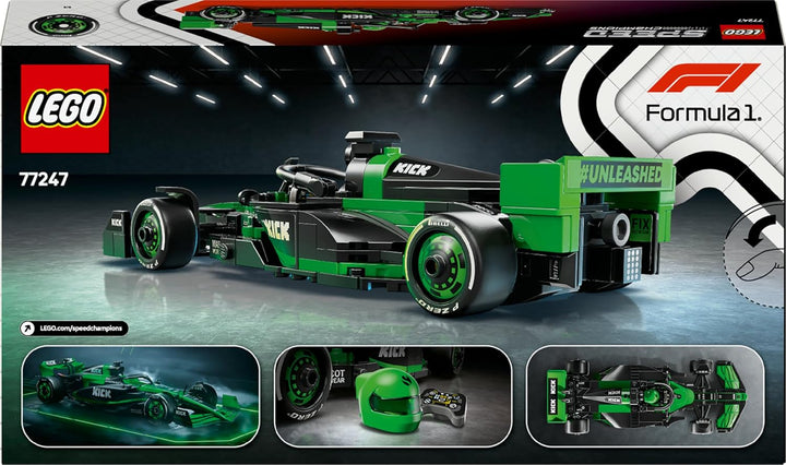 LEGO Speed Champions Kick Sauber F1 Team C44 Rennauto - Spielzeug mit Formel 1 Minifigur zum Sammeln