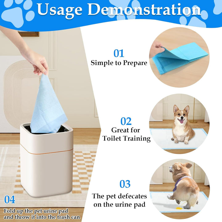 40 Stück Trainingspads für Hunde und Welpen, Auslaufsicheres PIPI Matten für Hunde, 60×60cm Pinkelma