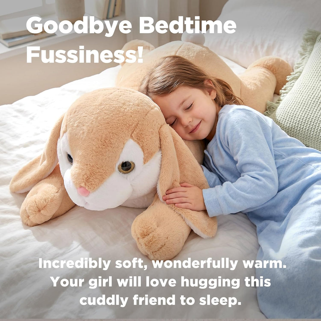 IKASA Gross Hase Stofftier Riesen Kuscheltier,78cm Gross Plüschtier Süsse Riesige Flauschige Weich J