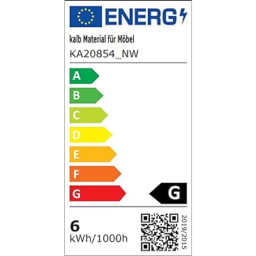 kalb Material für Möbel LED Unterbauleuchte 6Watt SET Sensor Küchenleuchte Einbauspot Einbaustrahler