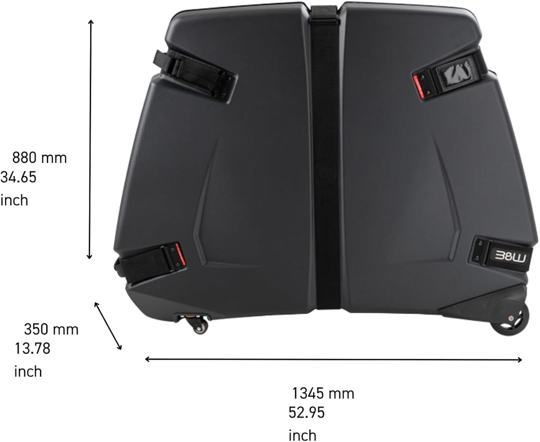 B&amp;W Fahrradkoffer bike box 2.0 (geeignet für Rennräder bis 62 cm Rahmengrösse und kleinere Mountainb