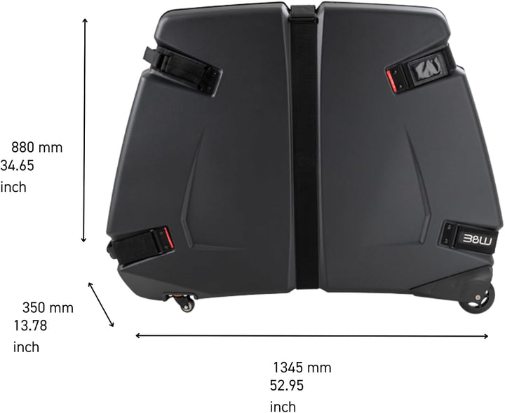 B&amp;W Fahrradkoffer bike box 2.0 (geeignet für Rennräder bis 62 cm Rahmengrösse und kleinere Mountainb