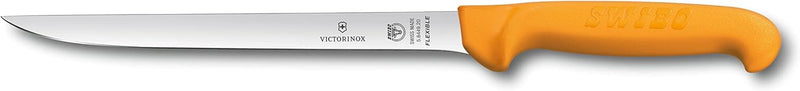 Victorinox Küchenmesser Swibo Fischmesser Normaler Schliff Flexschmal 20 cm Klingenlänge, 20 cm Klin