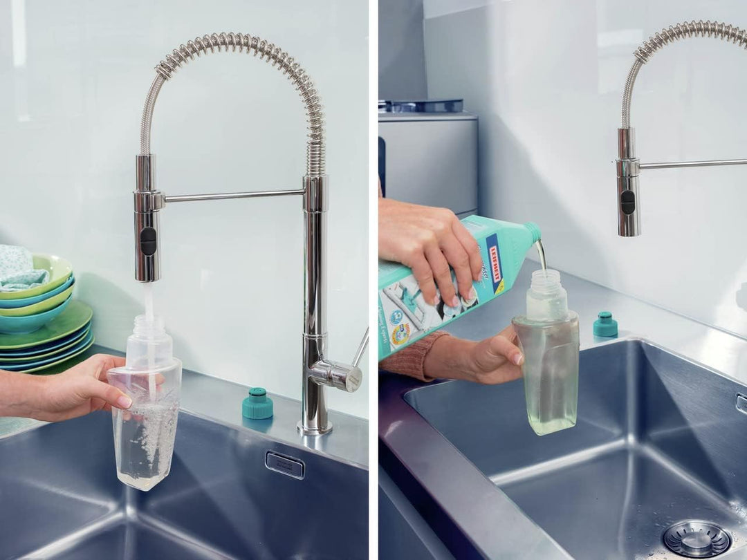 Leifheit Komfort Sprühwischer Easy Spray XL für schnelle Reinigung, Spray Mop mit Sprühdüse, Wischer