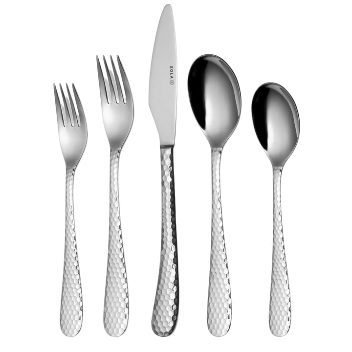 Sola Besteckset Lima 50-teilig 6 Personen - 50 Teile Silberfarben, 6 Personen - 50 Teile Silberfarbe