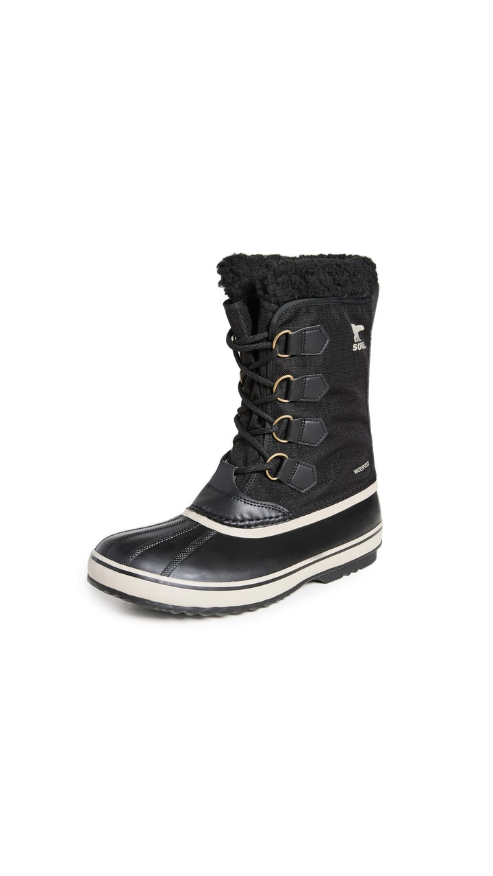 Sorel Herren 1964 Pac Nylon Wp Schneestiefel 40 EU Black Ancient Fossil Collection 2023 2024, 40 EU
