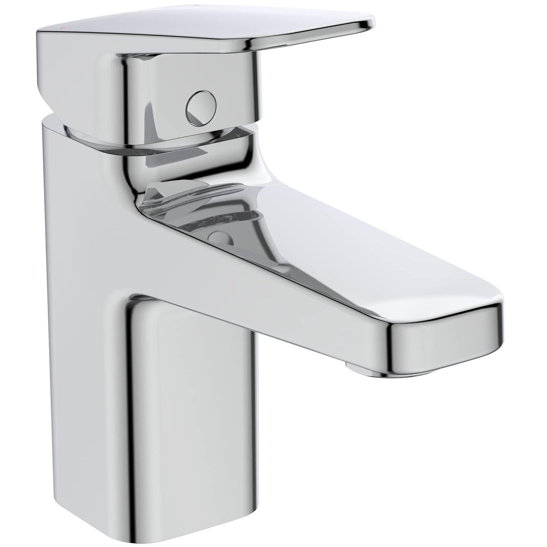 Ideal Standard BD274AA Ceraplan Waschtischarmatur mit Zugknopf-Ablaufgarnitur Auslaufhöhe 73mm EasyF