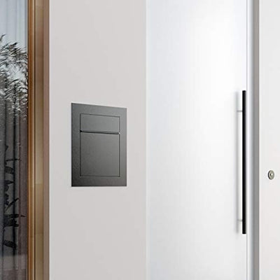 Unterputz-Briefkasten, Design Einbaubriefkasten Bari Edelstahl - Bravios