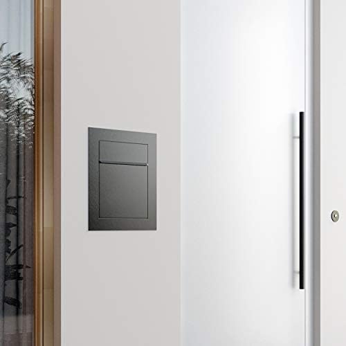 Unterputz-Briefkasten, Design Einbaubriefkasten Bari Edelstahl - Bravios
