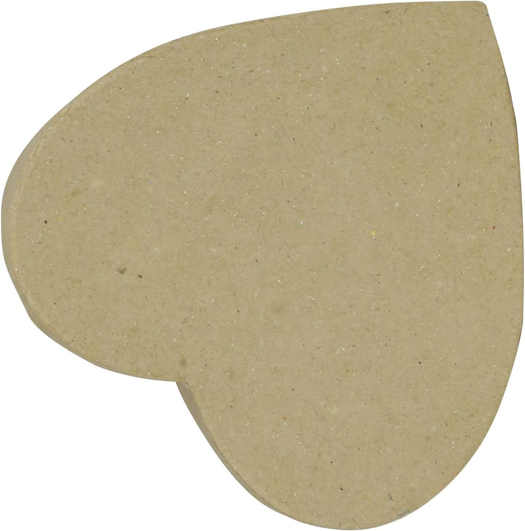 Décopatch BTS903O 3 Boxen in Herzenform S aus Pappmaché, zum Verzieren, perfekt für Ihre Wohndeko, K
