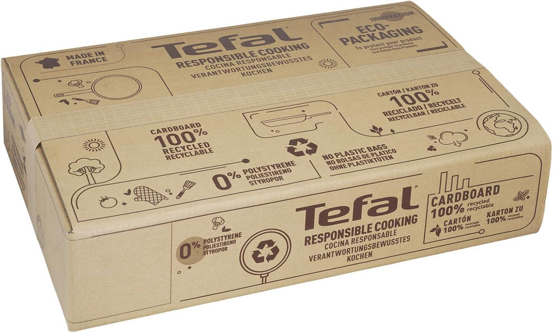 Tefal G25991 Unlimited On Pfannenset 3-teilig | mit kratzfester Titanium Antihaft-Beschichtung | The