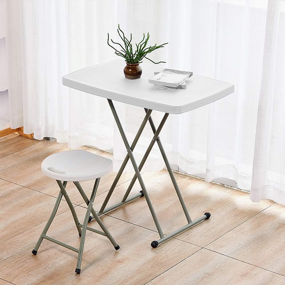 Willonin Klapptisch Campingtisch klein Esstisch Gartentisch faltbar und höhenvertstellbar Tischrahme