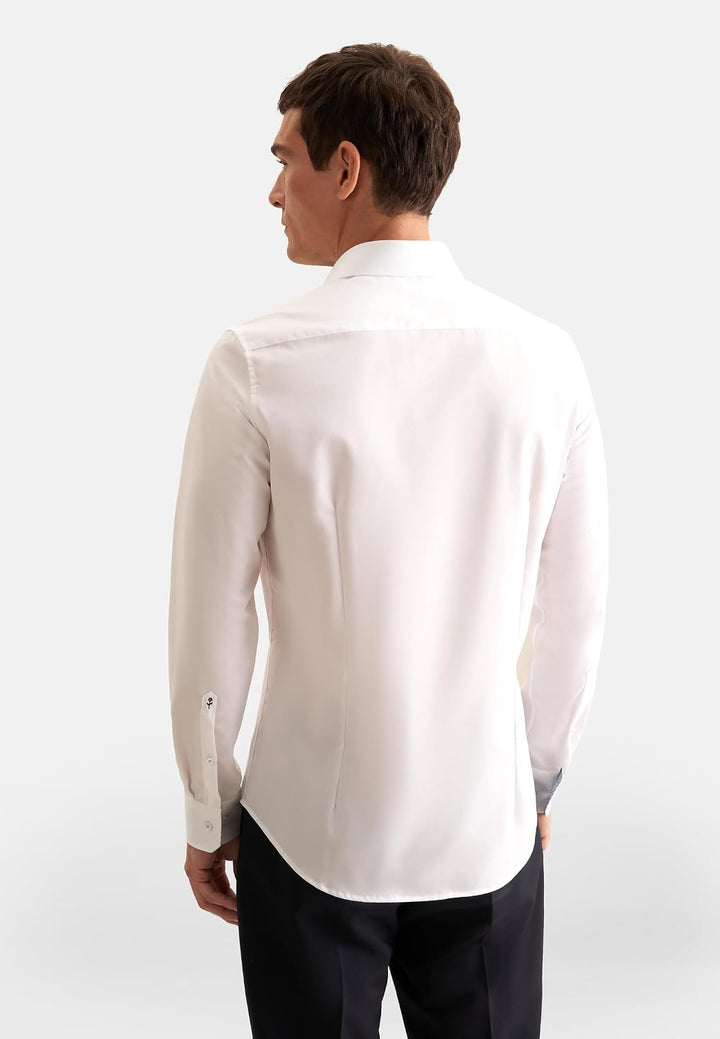 Seidensticker Herren Business-Hemd - Extra Slim Fit - Bügelfrei - Kent-Kragen - Langarm - 100% Baumw