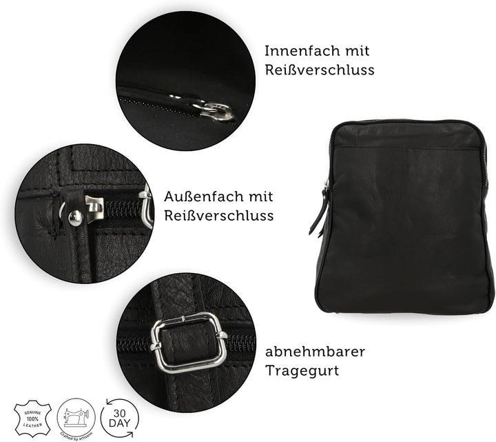 Gusti Rucksack Leder - Kelly Cityrucksack Lederrucksack Daypack Tagesrucksack Minirucksack klein Dam