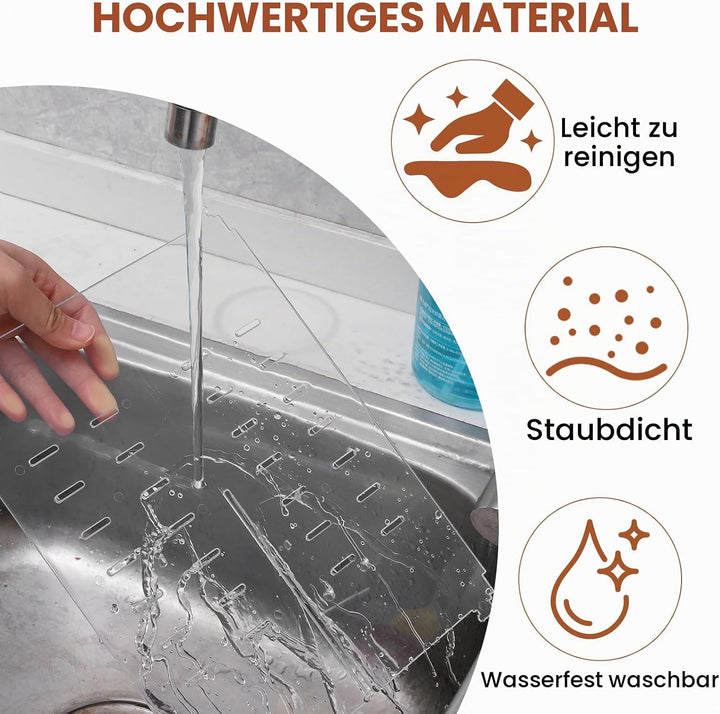 360° Drehbarer Make-up-Organizer Plastik Transparent Zerlegbar, Schminktisch Aufbewahrung für Lippen
