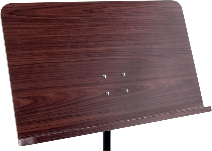 Classic Cantabile Orchesterpult Rosenholz - Robustes Stativ mit grosser Notenablage - Edle Optik in