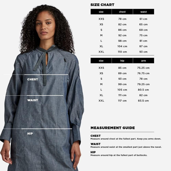 G-STAR Damen V-Neck Tunic Kleid Dresses, S Purpur (Vineyard Wine D19054-d197-d303)