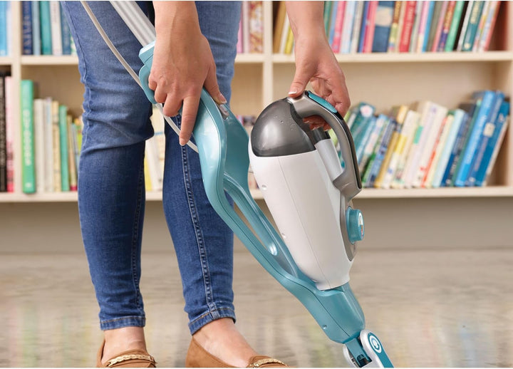 Black+Decker 2-in-1 Dampfbesen/Dampfreiniger Steam-mop BHSM1610DSM (1600 Watt, mit SteaMitt Dampfhan
