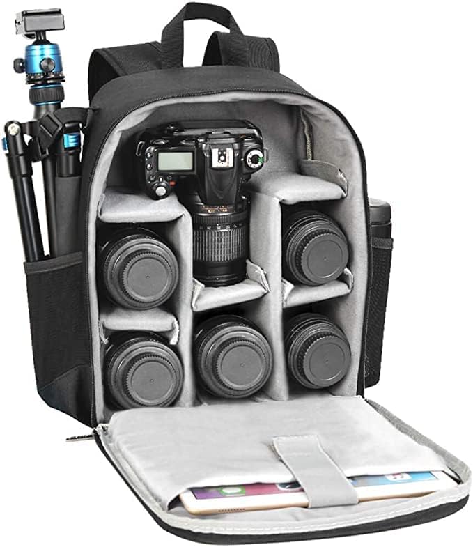 CADeN Kamerarucksack Camera Backpack Wasserabweisend Kameratasche Fototasche Kompatibel mit Sony Can