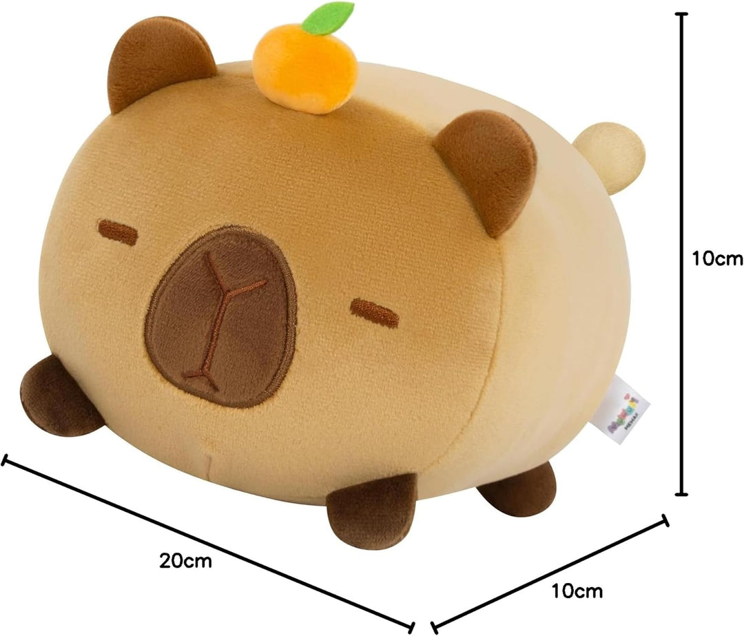 Mewaii Capybara Plüschkissen 20CM Weiches Kawaii Kuscheltier für Kinder,Niedliches Wasserschwein Plü