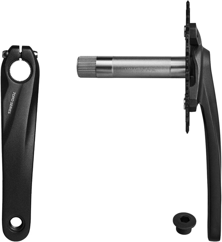 corki Cycles Fahrrad-Kurbelgarnituren, 170 mm 104 BCD Fahrrad-Kurbelarm-Set, mit Tretlager-Set und K