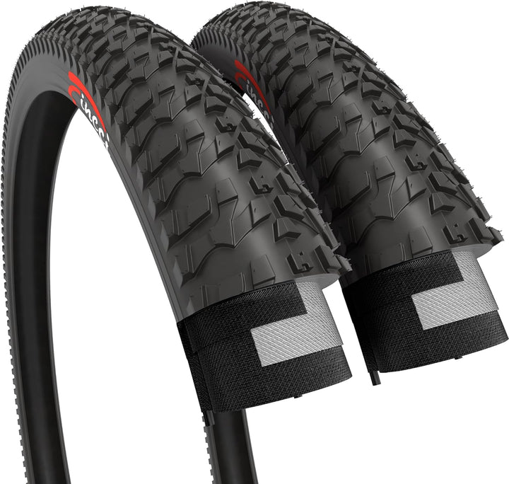 Fincci Paar Reifen 20x1.95 Zoll 53-406 für BMX MTB Mountainbike Fahrradmantel oder Kinder Fahrrad Ma