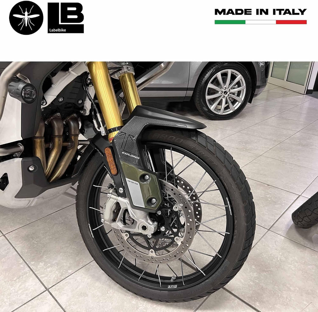 labelbike - 3D Harz Aufkleber Motorrad Schutzbleche kompatibel mit Triumph Tiger 1200 Rally Explorer