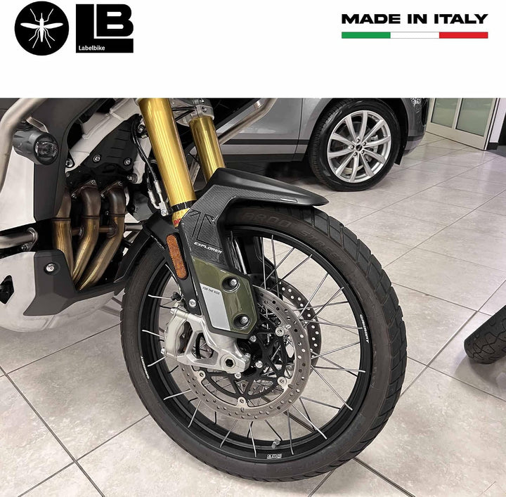 labelbike - 3D Harz Aufkleber Motorrad Schutzbleche kompatibel mit Triumph Tiger 1200 Rally Explorer