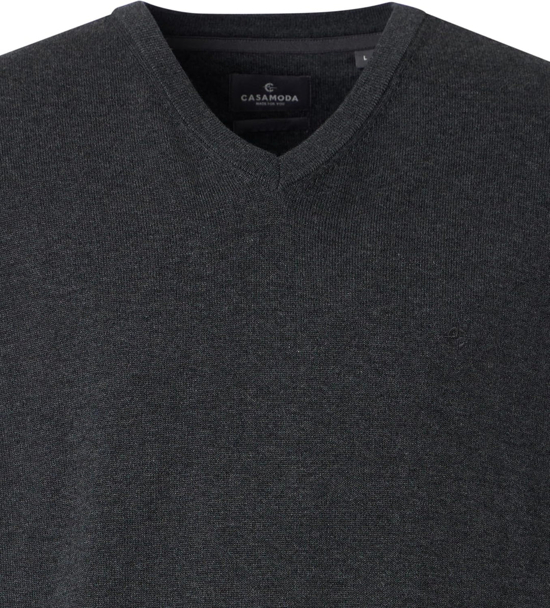 CASAMODA Herren Pullunder unifarben 004460 Gerade Schnittführung Standard S Anthrazit, Standard S An