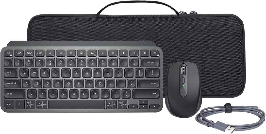 co2CREA Hartschalen-Schutzhülle kompatibel mit Logitech MX Keys Mini Kabellose Tastatur und Anywhere
